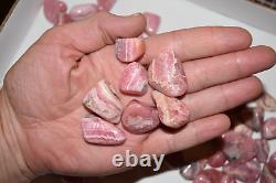 WHOLESALE AA Rhodochrosite Tumbled Polished Stones from Argentina 1 kg # 5369