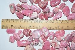 WHOLESALE AA Rhodochrosite Tumbled Polished Stones from Argentina 1 kg # 5369