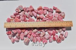 WHOLESALE AA Rhodochrosite Tumbled Polished Stones from Argentina 1 kg # 5369