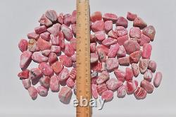 WHOLESALE AA Rhodochrosite Tumbled Polished Stones from Argentina 1 kg # 5369