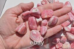 WHOLESALE AA Rhodochrosite Tumbled Polished Stones from Argentina 1 kg # 5369