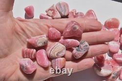 WHOLESALE AA Rhodochrosite Tumbled Polished Stones from Argentina 1 kg # 5369