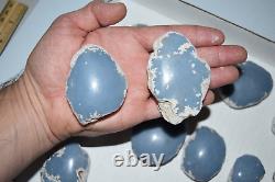 WHOLESALE Angelite Nodule Polished One Side from Peru 2 kg parcel # 5119