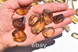 WHOLESALE Citrine Tumbled Stones from Mansa, Zambia 37 pcs 500 grams # 5403