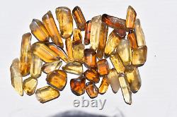 WHOLESALE Citrine Tumbled Stones from Mansa, Zambia 37 pcs 500 grams # 5403