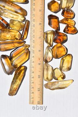 WHOLESALE Citrine Tumbled Stones from Mansa, Zambia 37 pcs 500 grams # 5403
