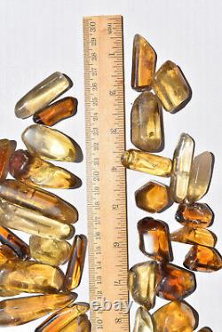 WHOLESALE Citrine Tumbled Stones from Mansa, Zambia 37 pcs 500 grams # 5403