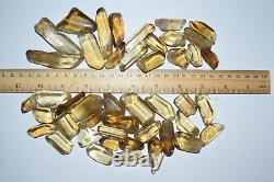 WHOLESALE Citrine Tumbled Stones from Mansa, Zambia 45 pcs 500 grams # 5164