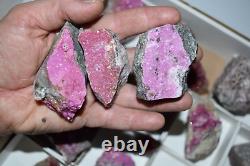 WHOLESALE Cobaltoan Calcite from Congo 3 kg 25 pieces # 5396