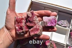 WHOLESALE Cobaltoan Calcite from Congo 3 kg 28 pieces # 5458