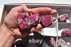 WHOLESALE Cobaltoan Calcite from Congo 3 kg 28 pieces # 5458