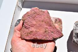 WHOLESALE Cobaltoan Calcite from Congo 4 kg 9 pieces # 5456