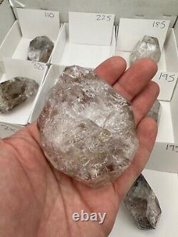 WHOLESALE FLAT of 12 Genuine NY Herkimer Diamonds Treasure Mtn. MINE DIRECT