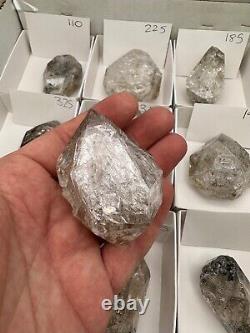 WHOLESALE FLAT of 12 Genuine NY Herkimer Diamonds Treasure Mtn. MINE DIRECT