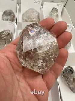 WHOLESALE FLAT of 12 Genuine NY Herkimer Diamonds Treasure Mtn. MINE DIRECT