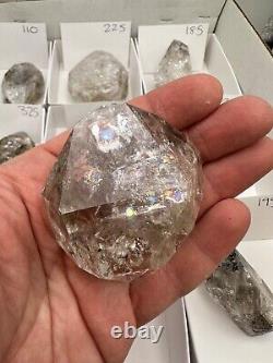 WHOLESALE FLAT of 12 Genuine NY Herkimer Diamonds Treasure Mtn. MINE DIRECT