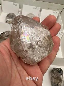 WHOLESALE FLAT of 12 Genuine NY Herkimer Diamonds Treasure Mtn. MINE DIRECT