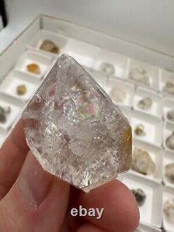 WHOLESALE FLAT of 53 Genuine NY Herkimer Diamonds Treasure Mtn. MINE DIRECT