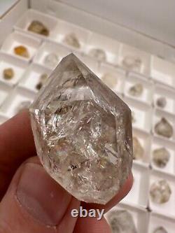 WHOLESALE FLAT of 53 Genuine NY Herkimer Diamonds Treasure Mtn. MINE DIRECT