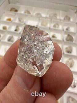 WHOLESALE FLAT of 53 Genuine NY Herkimer Diamonds Treasure Mtn. MINE DIRECT