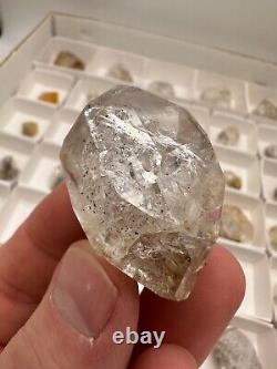 WHOLESALE FLAT of 53 Genuine NY Herkimer Diamonds Treasure Mtn. MINE DIRECT