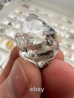 WHOLESALE FLAT of 53 Genuine NY Herkimer Diamonds Treasure Mtn. MINE DIRECT