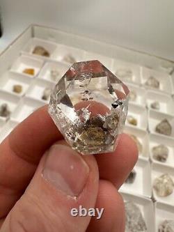 WHOLESALE FLAT of 53 Genuine NY Herkimer Diamonds Treasure Mtn. MINE DIRECT