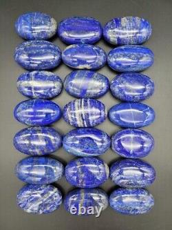 WHOLESALE Lapis Lazuli Palmstones Lot Natural Blue Lapis 34 Pcs