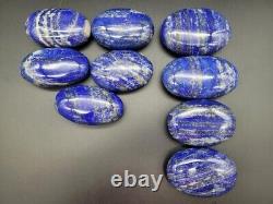 WHOLESALE Lapis Lazuli Palmstones Lot Natural Blue Lapis 34 Pcs