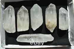 WHOLESALE Large Quartz Crystals from Madagascar 6 pcs 4.1 kg # 5097