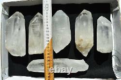 WHOLESALE Large Quartz Crystals from Madagascar 6 pcs 4.1 kg # 5097