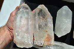 WHOLESALE Large Quartz Crystals from Madagascar 6 pcs 4.1 kg # 5097