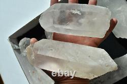 WHOLESALE Large Quartz Crystals from Madagascar 6 pcs 4.1 kg # 5097