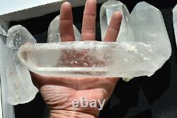 WHOLESALE Large Quartz Crystals from Madagascar 6 pcs 4.1 kg # 5097