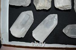 WHOLESALE Large Quartz Crystals from Madagascar 8 pcs 3.8 kg # 4788