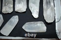 WHOLESALE Large Quartz Crystals from Madagascar 8 pcs 3.8 kg # 4788