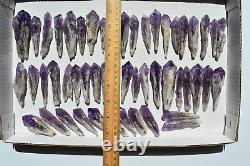 WHOLESALE Laser Amethyst Crystals from Bahia, Brazil 51 pcs 1 kg # 5359