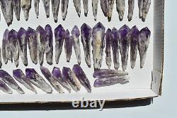 WHOLESALE Laser Amethyst Crystals from Bahia, Brazil 51 pcs 1 kg # 5359