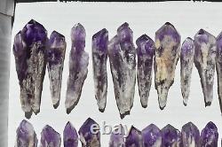 WHOLESALE Laser Amethyst Crystals from Bahia, Brazil 51 pcs 1 kg # 5359