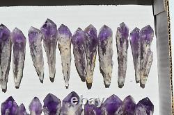 WHOLESALE Laser Amethyst Crystals from Bahia, Brazil 51 pcs 1 kg # 5359