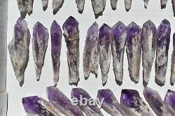WHOLESALE Laser Amethyst Crystals from Bahia, Brazil 51 pcs 1 kg # 5359