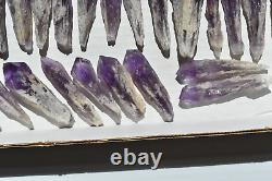 WHOLESALE Laser Amethyst Crystals from Bahia, Brazil 51 pcs 1 kg # 5359