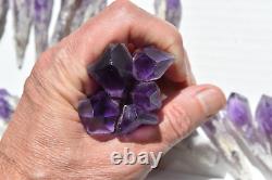 WHOLESALE Laser Amethyst Crystals from Bahia, Brazil 51 pcs 1 kg # 5359