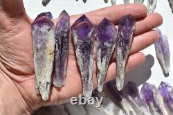 WHOLESALE Laser Amethyst Crystals from Bahia, Brazil 51 pcs 1 kg # 5359