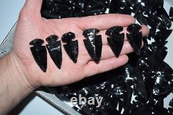 WHOLESALE Obsidian Arrowhead Modern Reproduction from Mexico 1.5 kg # 5435