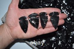 WHOLESALE Obsidian Arrowhead Modern Reproduction from Mexico 1.5 kg # 5435