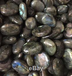 WHOLESALE PRICE! 11lb (5kg) TOP NATURAL Labradorite Crystal Stone Original
