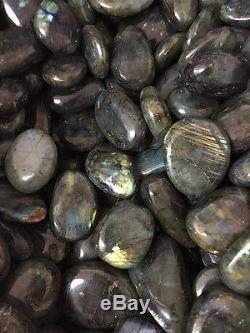 WHOLESALE PRICE! 11lb (5kg) TOP NATURAL Labradorite Crystal Stone Original