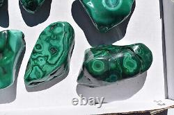 WHOLESALE Poilshed Malachite from Congo 10 pieces 3 kg # 5264