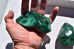 WHOLESALE Poilshed Malachite from Congo 10 pieces 3 kg # 5264